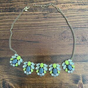 J. Crew - Yellow and Grey Statement Necklace